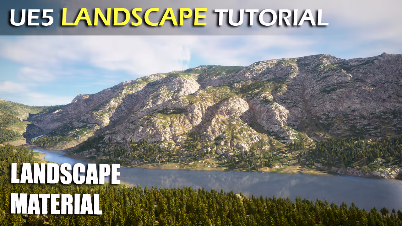UE5 Landscape Master Material resource preview