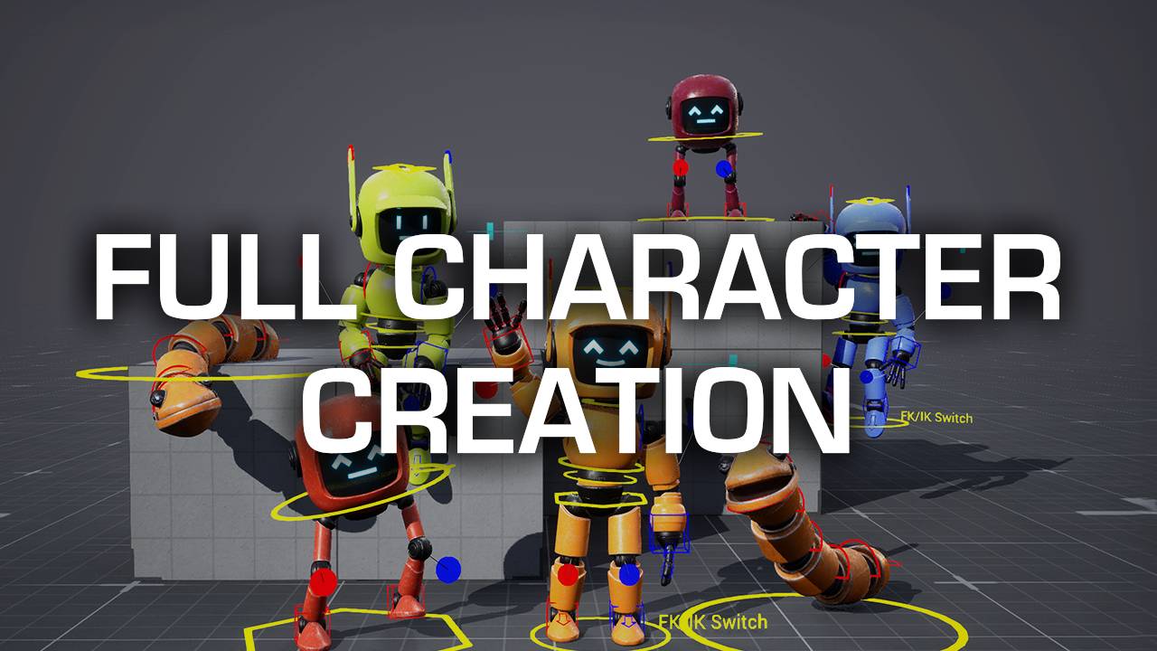 Preview artwork for Full Charcter Material Control in Control Rig